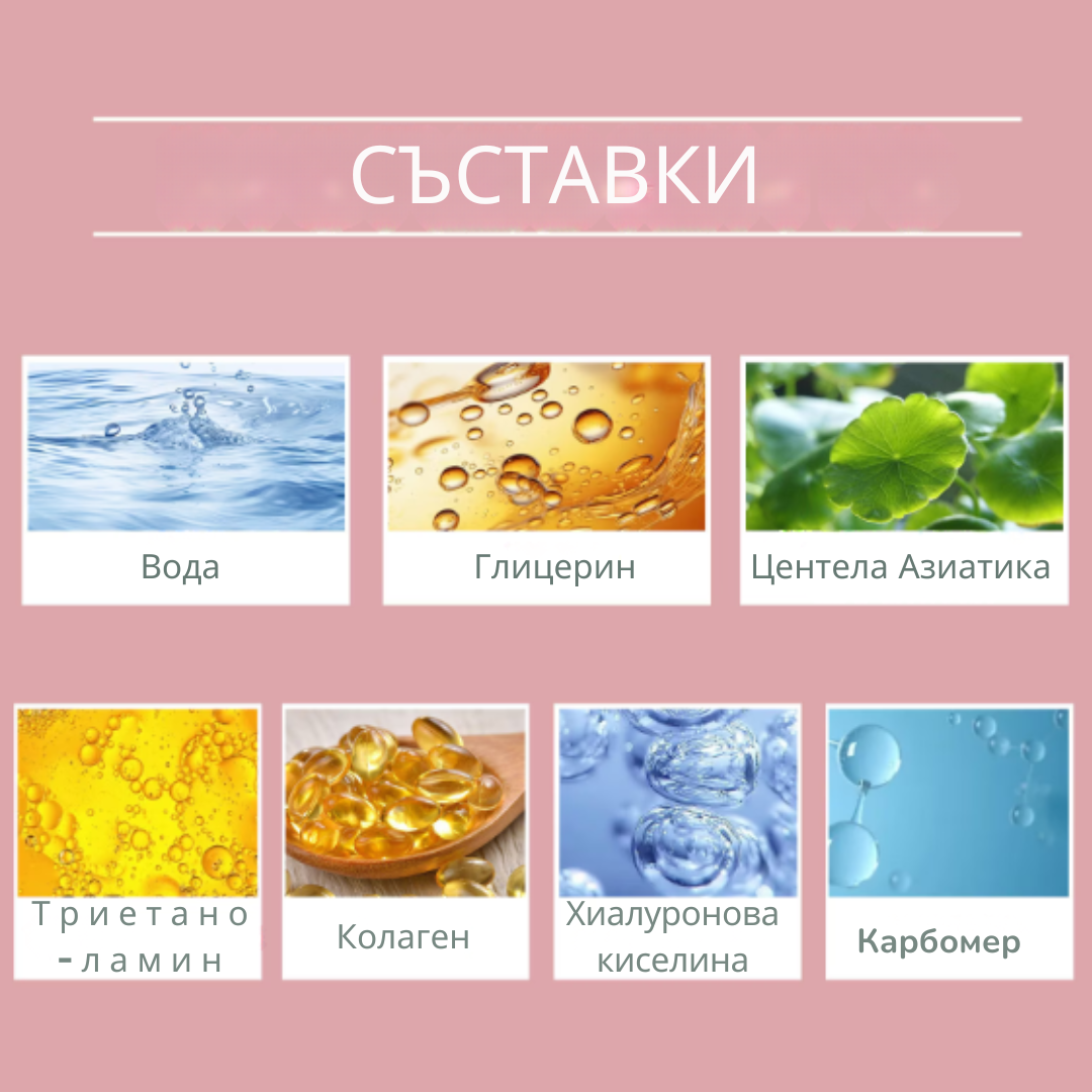 BOSNOW Колагенова и хидратираща маска за лице