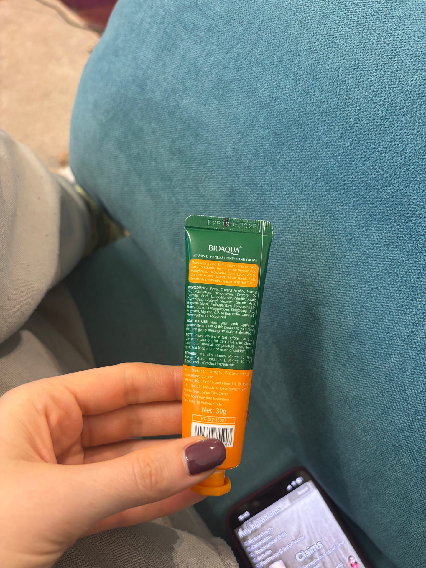 Κρέμα χεριών BIOAQUA Manuka Honey